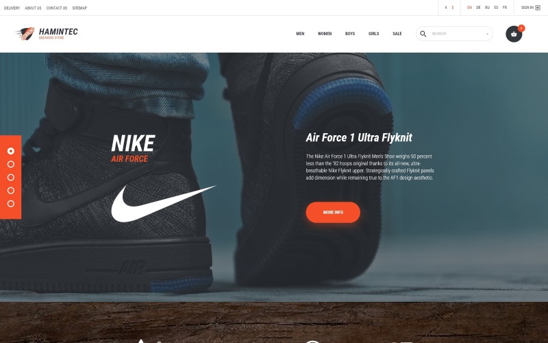 Hamintec 2 - Sneakers Store PrestaShop Theme