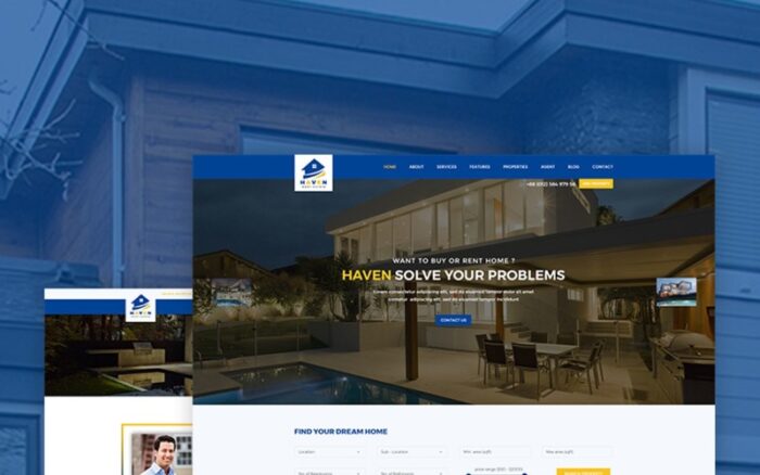 Haven - Real Estate Website Template