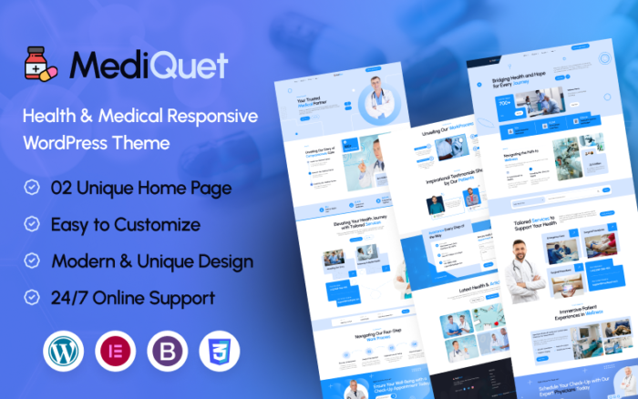 Health & Medical Responsive WordPress Theme