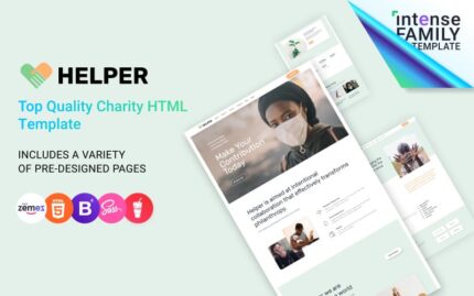 Helper - Charity Organisation Website Template