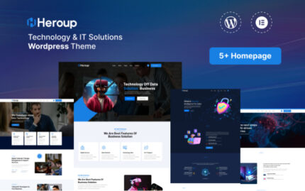 Heroup - Technology & IT Solution Wordpress Theme WordPress Theme