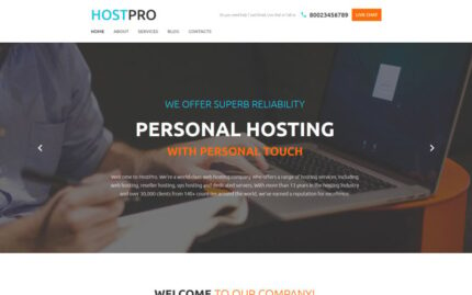 HostPro Website Template