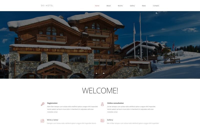 Hotels and Motels Joomla Template