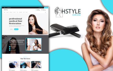 Hstyle Beauty Salon Landing Page HTML5 Template Landing Page Template