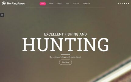 Hunting Joomla Template