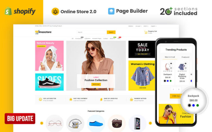 Imax Multipurpose Store Shopify Theme