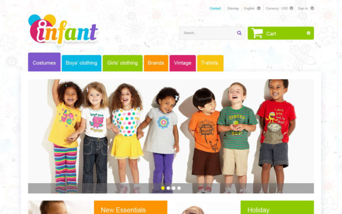 Infant PrestaShop Theme