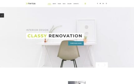 Interics - Interior Design Joomla Template