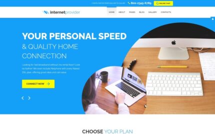 Internet Provider Joomla Template