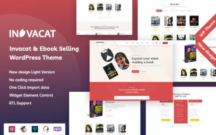 Invacat - Ebook Selling WordPress Theme