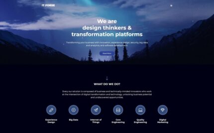 ITforse - Elegant Software Company Joomla Template