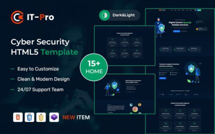 ITPRO – Cyber Security HTML5 Website Template