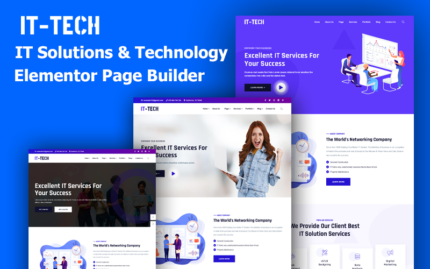 ItTech - IT Solutions, Technology & Multipurpose WordPress Theme