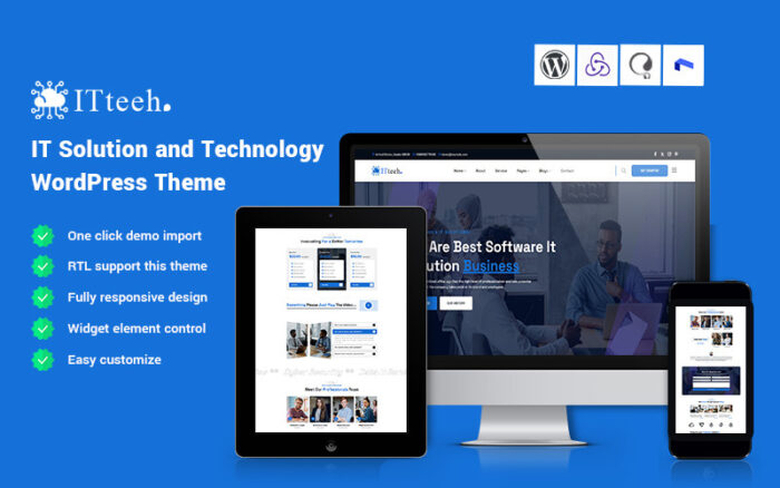 Itteeh - IT Solution and Technology WordPress Theme