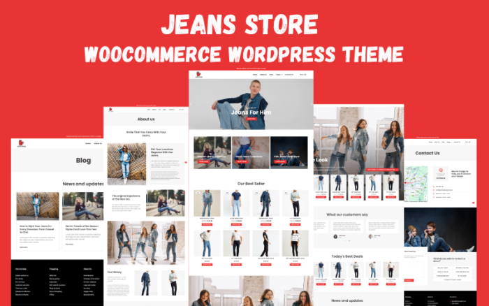 Jeans Store WooCommerce WordPress Theme