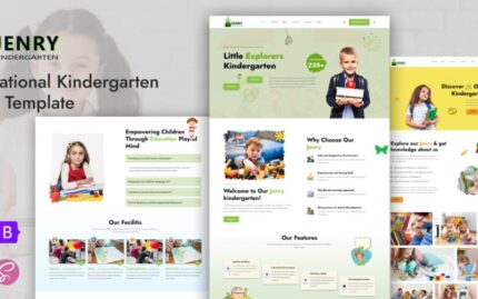 Jenry - Kindergarten & Pre School HTML5 Template Website Template