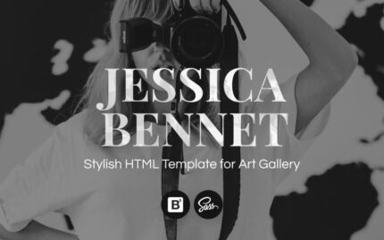 Jessica Bennett - Photographer Portfolio HTML5 Website Template