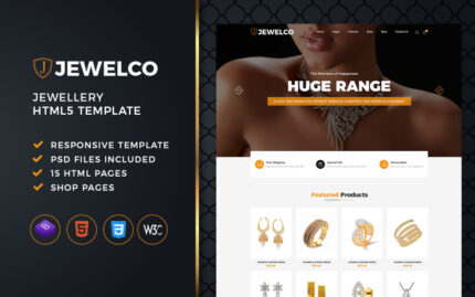 Jewelco - Jewelry Store eCommerce HTML Template Website Template