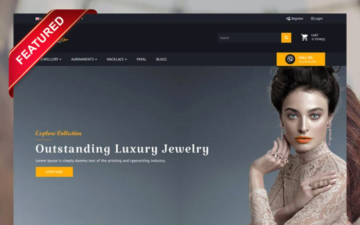 Jewella Jewellery Store OpenCart Template