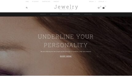 Jewelry Showcase OpenCart Template