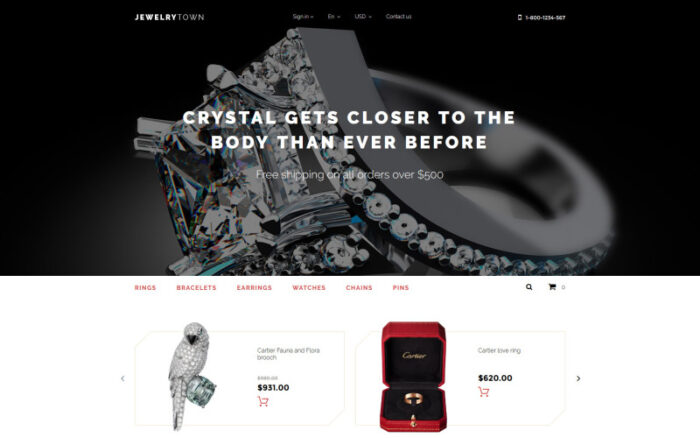 Jewelry Town PrestaShop Theme