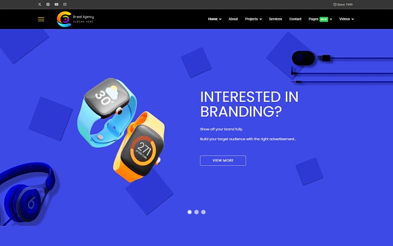 JL Colibric Brand Portfolio and Marketing Creative Agency Joomla 4 Free Template Joomla Template