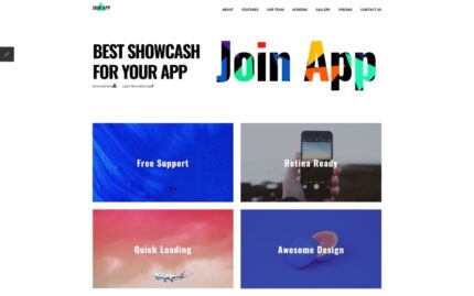 Join App - App Landing Page Joomla Template