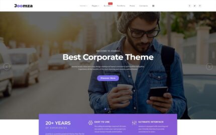 Joomza - Business Joomla Template