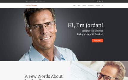 Jordan Turner - Life Coaching WordPress Theme