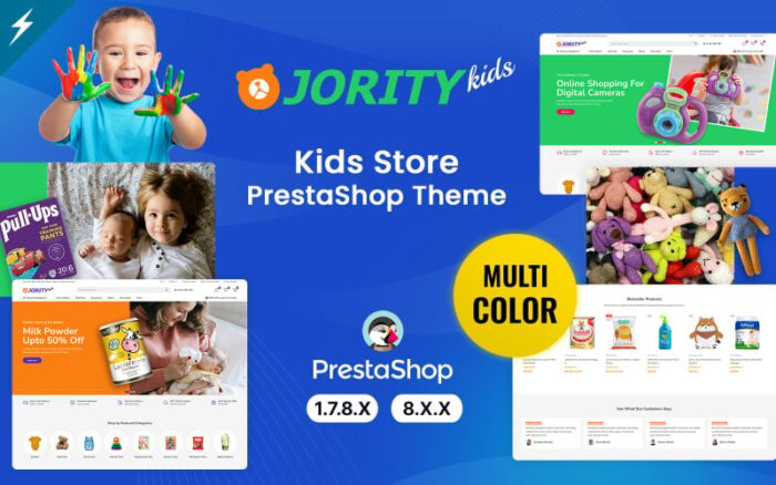 Jority Kids, Baby Food and Toys PrestaShop Theme