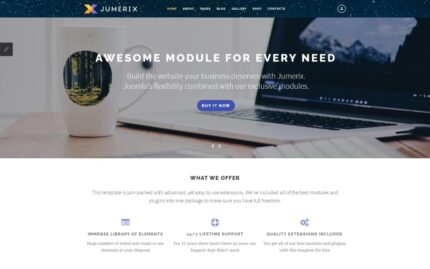 Jumerix - Multipurpose Joomla Template