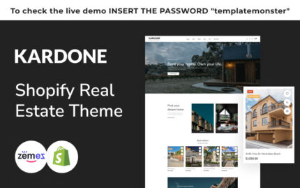 Kardone Real Estate Agency eCommerce Theme Shopify Theme