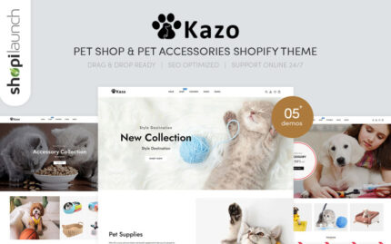 Kazo - Pet Shop & Pet Accessories Shopify Theme