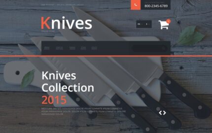 Knives OpenCart Template