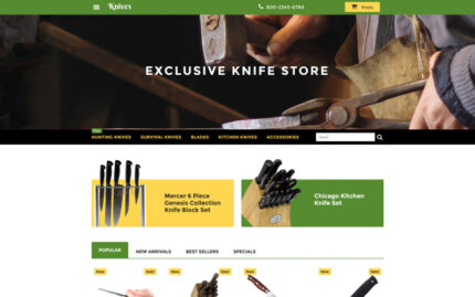 Knives Store PrestaShop Theme