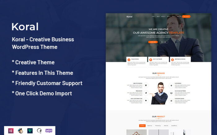 Koral - Creative Business WordPress Theme