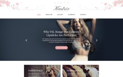 Kustrix - Fashion Blog Magazine WordPress Theme