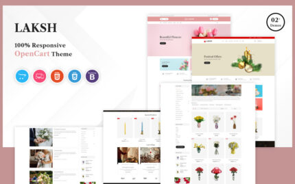 Laksh - Flower OpenCart Template