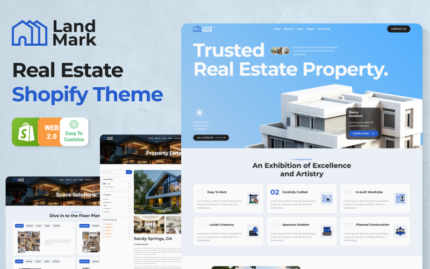 Landmark - Real Estate Sale and Rental Shopify 2.0 Theme Shopify Theme