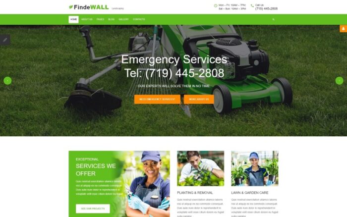 Landscape Design Responsive Joomla Template