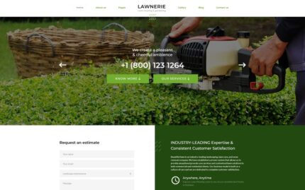 Lawnerie - Landscape Design Joomla Template