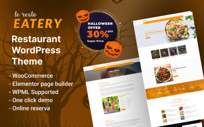 Le Resto - Restaurant WordPress Theme