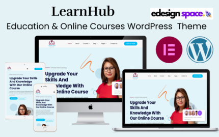 LearnHub - Education & Online Courses WordPress Theme