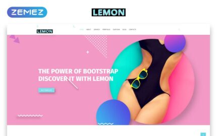 Lemon - Design Company Responsive HTML Website Template