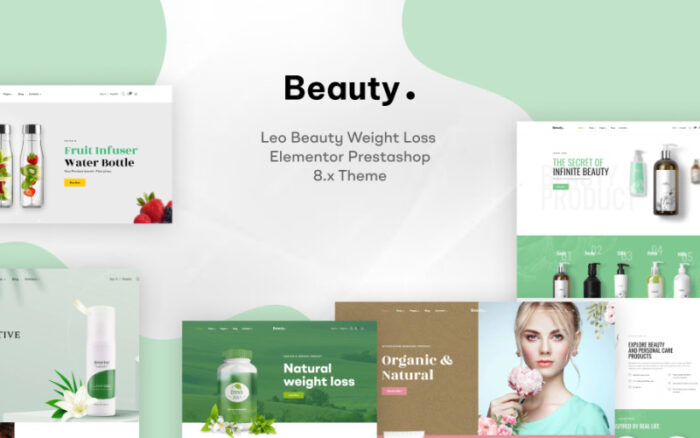 Leo Beauty Weight Loss Elementor Prestashop 8.x Theme PrestaShop Theme