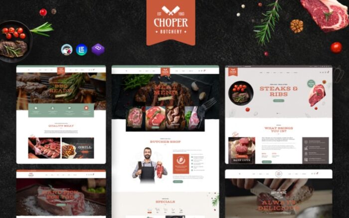 Leo Choper - Fresh Meat & Restaurant Elementor Prestashop Theme PrestaShop Theme