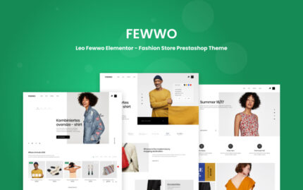 Leo Fewwo Elementor - Fashion Store Prestashop Theme PrestaShop Theme