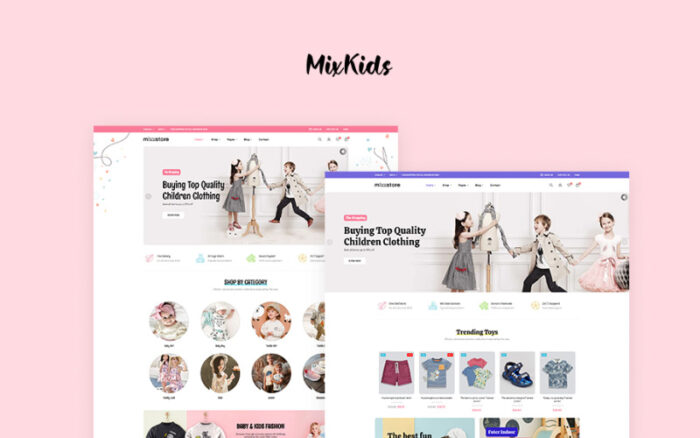 Leo MixKids - Fashion Store Prestashop Theme PrestaShop Theme