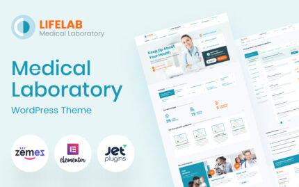 LifeLab - Medical Laboratory WordPress Theme