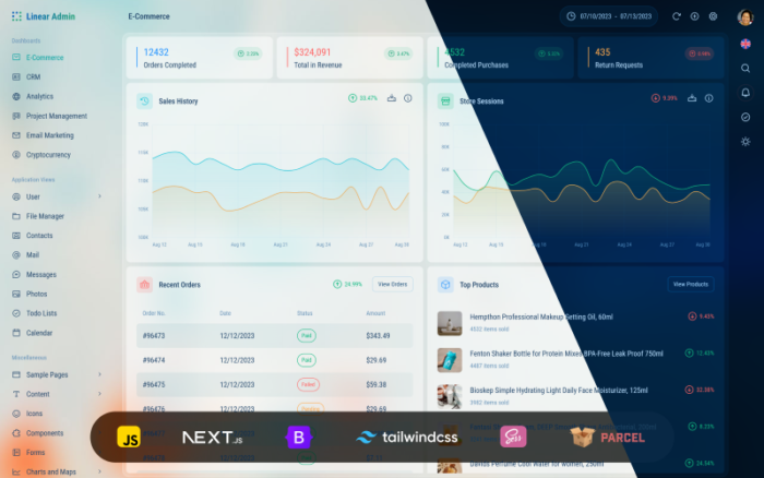 Linear Admin - Multi-purpose admin template Admin Template